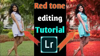 Lightroom Moody red tone photo editing || how to edit moody red tone in lightroom CC. screenshot 5