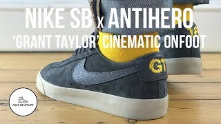 On Foot Cinematic Review Of Nike Sb X Antihero Zoom Blazer Low Pro Gt Qs Sneaker With Mr B Youtube
