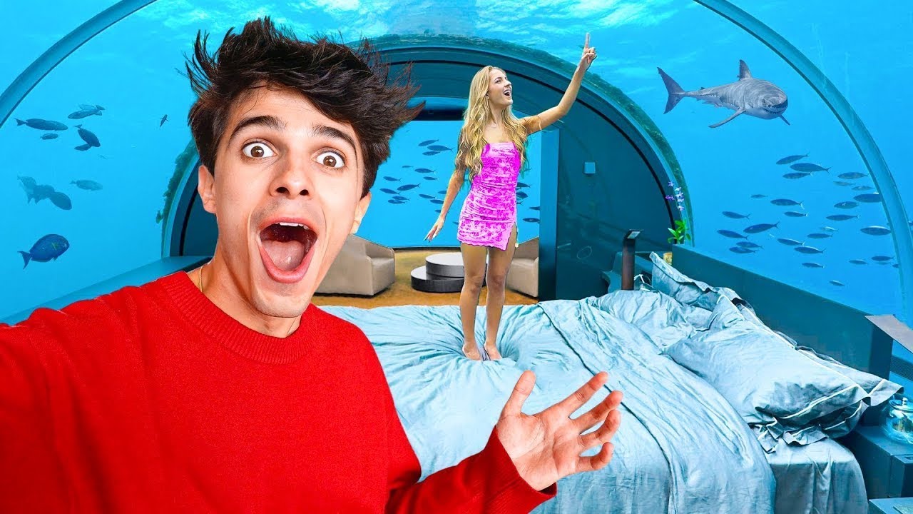 OVERNIGHT IN WORLDS MOST EXPENSIVE UNDERWATER HOTEL YouTube