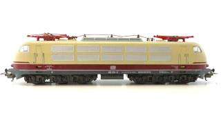 Lima Db Br 103 110-3 Tee Electric Locomotive April 1982 D234 Overnight Train Hamburg - Paris