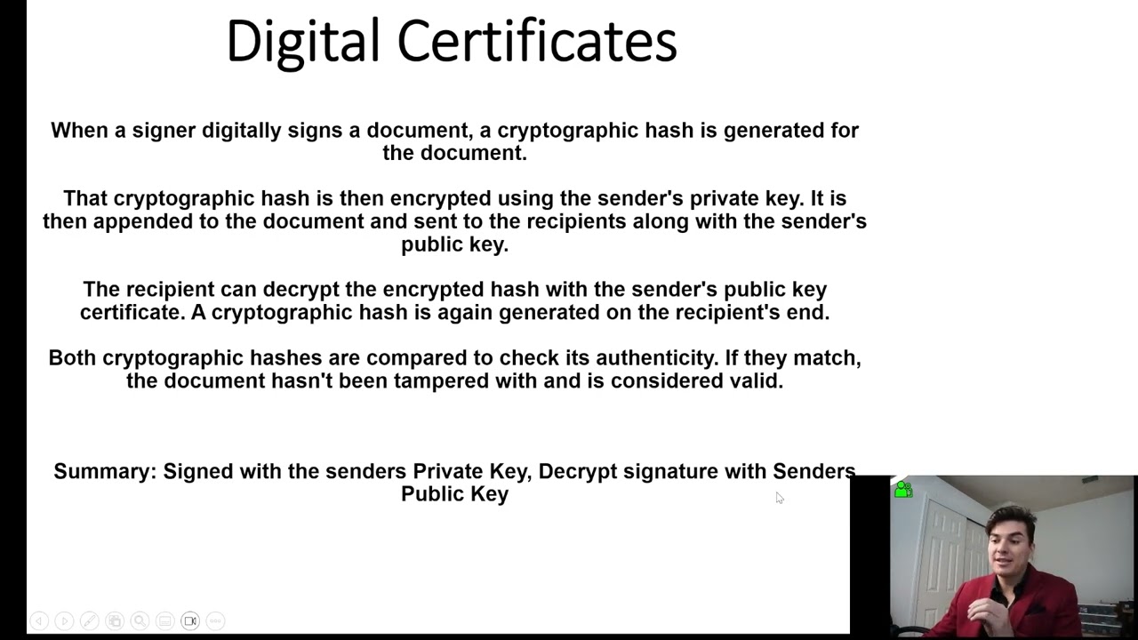 Public Key Infrastructure and Digital Certificates
