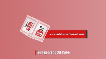 Transparent 3d cube without any plugin in after effects