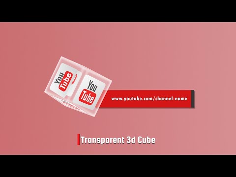 Transparent 3d cube without any plugin in after effects