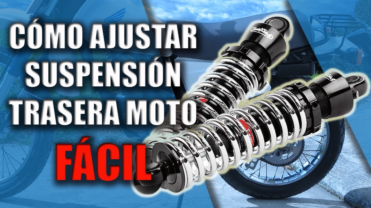 📌Como AJUSTAR AMORTIGUADOR de 🚀moto YouTube