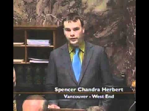 MLA Spencer Chandra Herbert speaks to the groundbreaking work of Dr. Peter Jepson-Young and the work of the Dr Peter Centre and AIDS Foundation in preventing and fighting the scourge of HIV/AIDS - www.drpeter.org