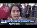 Protests in Seattle area in support and against US strikes in Iran