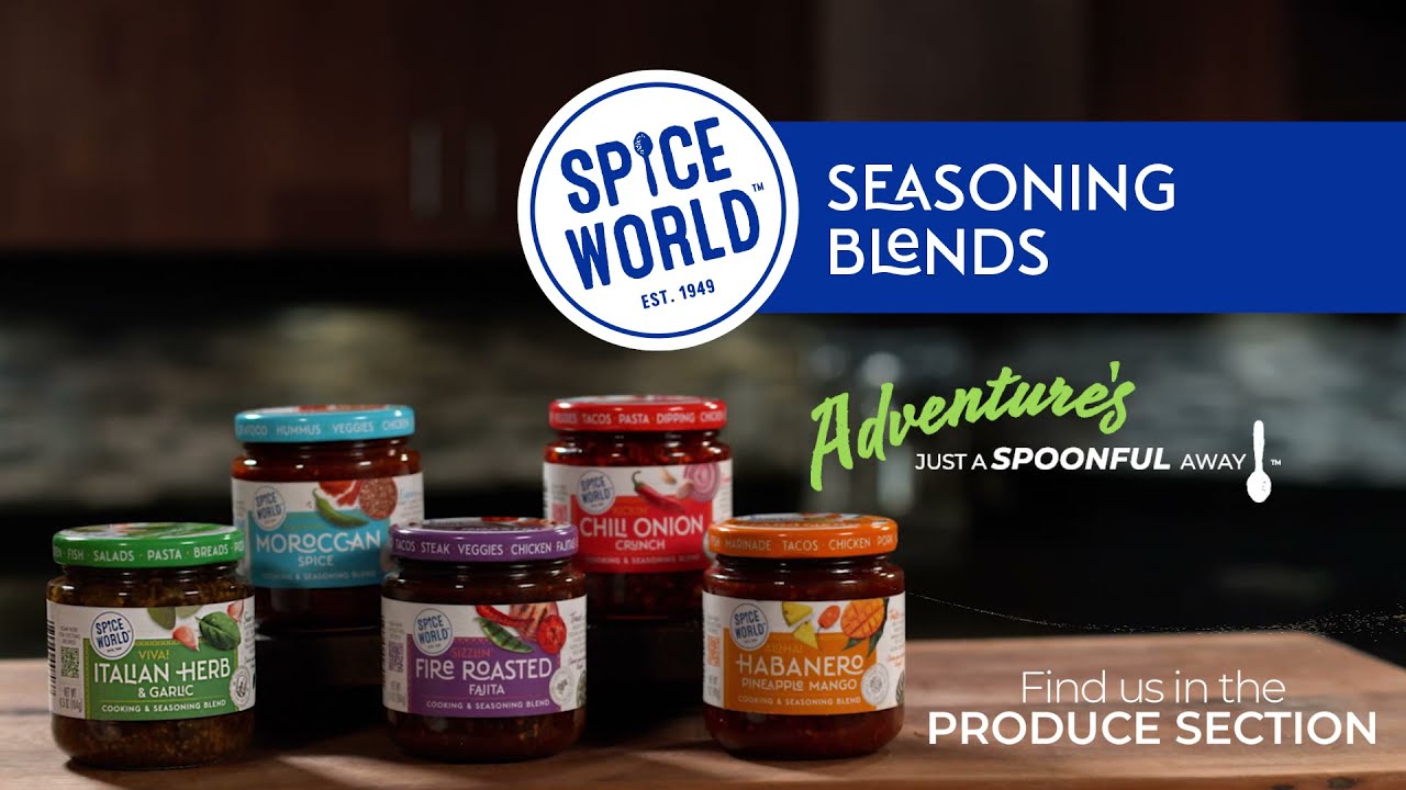 NEW! Spice World Seasoning Blends add a spoonful of adventure to any