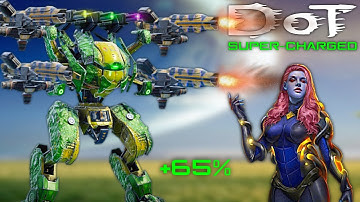 Wasp Typhon Gets BIG 1 Shot Damage… EVERY Power Upgrade vs META | War Robots