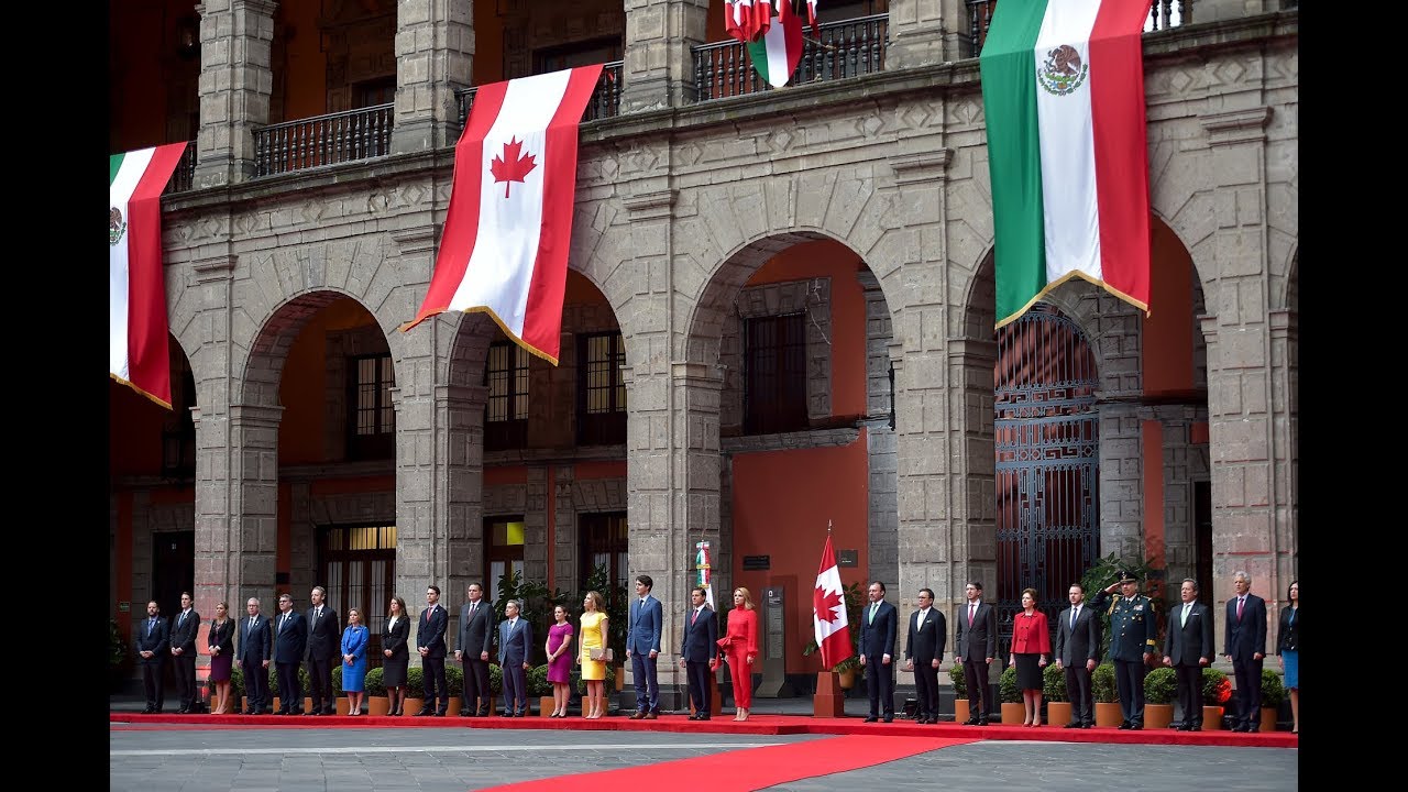 Visita Oficial del Primer Ministro de Canadá, Justin Trudeau: Ceremonia de bienvenida