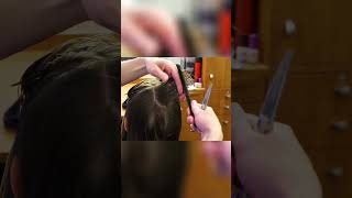 Mastering Round Layers: A 90-Degree Haircut Tutorial #shorts