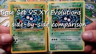 Base Set VS XY Evolutions - A side-by-side comparison Base Set VS XY Evolutions - A side-by-side comparison