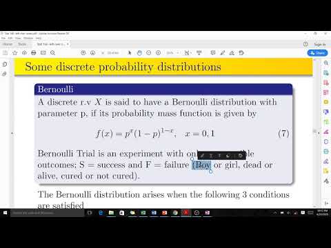 Bernoulli Distribution
