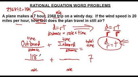 8.6: Rational equation word problems 2