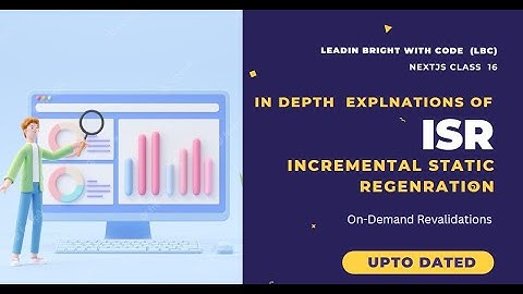 How to use On-demand Revalidation || Second type of Incremental Static Regeneration (ISR) | class 16