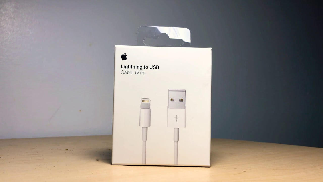 iPhone charger (2m) unboxing