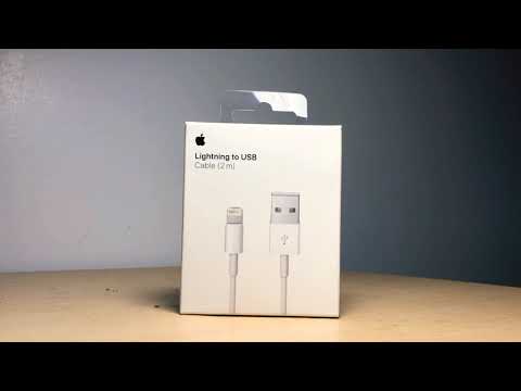iPhone charger (2m) unboxing