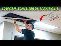 Are Drop Ceilings the EASIEST DIY ceiling? | WORKSHOP RENOVATION 18