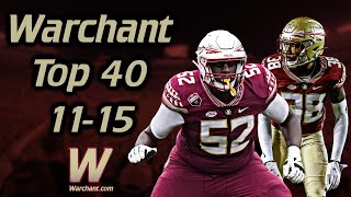 FSU Football 2023 | Warchant Top 40 Rankings: 11-15 | Florida State Predictions | Warchant TV #FSU