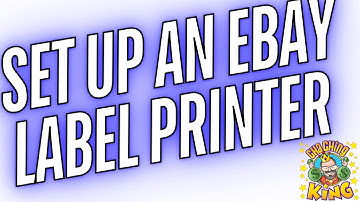 How To Set Up A Shipping Label Printer For eBay! Easy STEP BY STEP for New Resellers