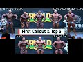 2022 Arnold Classic Brazil First Callout