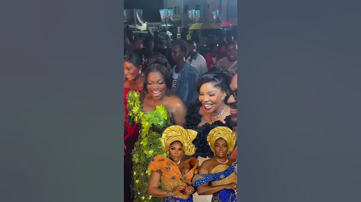 Arrival of Actress IYABO Ojo and Funke Akindele to the PREMIERE of Actress Funke Akindele New Movie