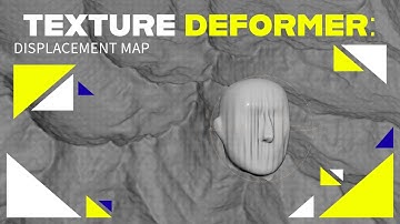 Geometry displacement using the texture deformer