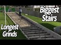BIGGEST Stairs &amp; LONGEST Grinds In Skateboarding!