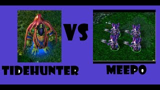 Tidehunter vs meepo. Who is stronger hero? Dota 1 RGC
