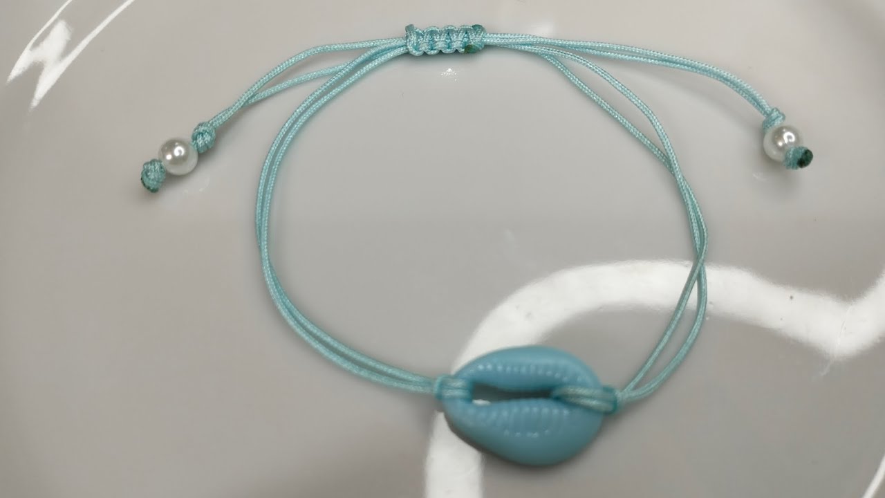 طريقه اسوره الصدف بطريقه سهله جدا للمبتدئين 😍👌#هاند_ميد #اكسسوارات