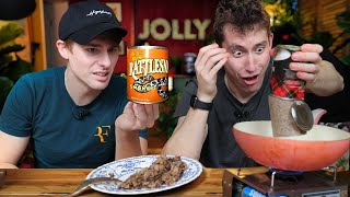 Trying the craziest canned foods