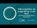 Währungshüter als ewige Retter in der Not? Talk zwischen Joachim Nagel und Moritz Schularick