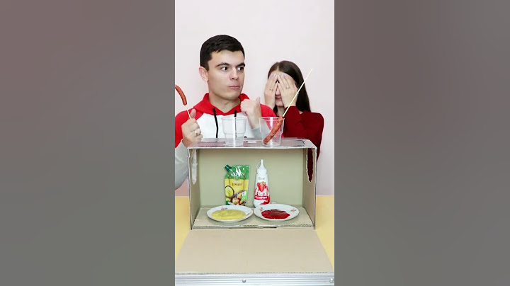 Sausage with mustard or strawberry jam Challenge #shorts