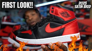 COULD OF BEEN THE JORDAN 1 OF THE YEAR BUT THEY DROPPED THE BALL!! JORDAN 1 SATIN BRED FIRST LOOK!!