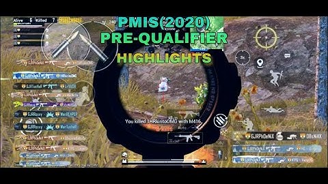 PMIS(2020) PRE-QUALIFIER HIGHLIGHTS | #1 GROUP 12 | PUBG MOBILE