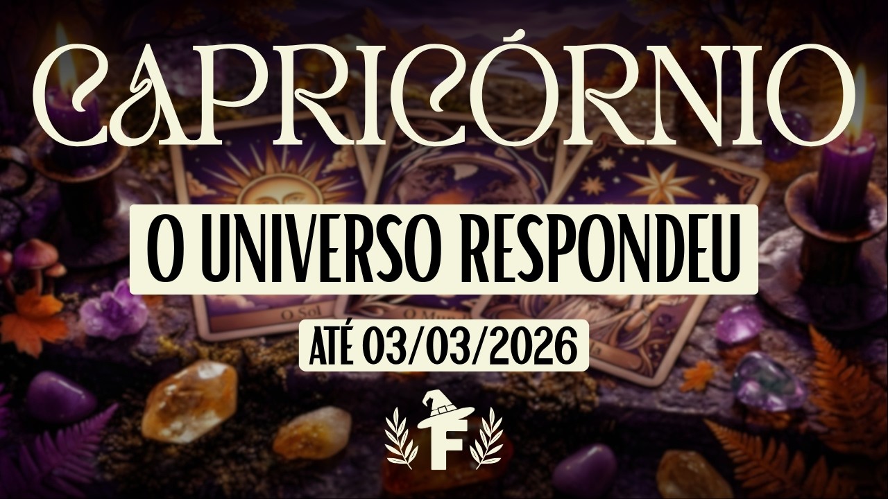 CAPRICÓRNIO ♑︎ | UM PRESENTE!! | O UNIVERSO VAI TE ENTREGAR ALGO MARAVILHOSO! 🎁🕊️