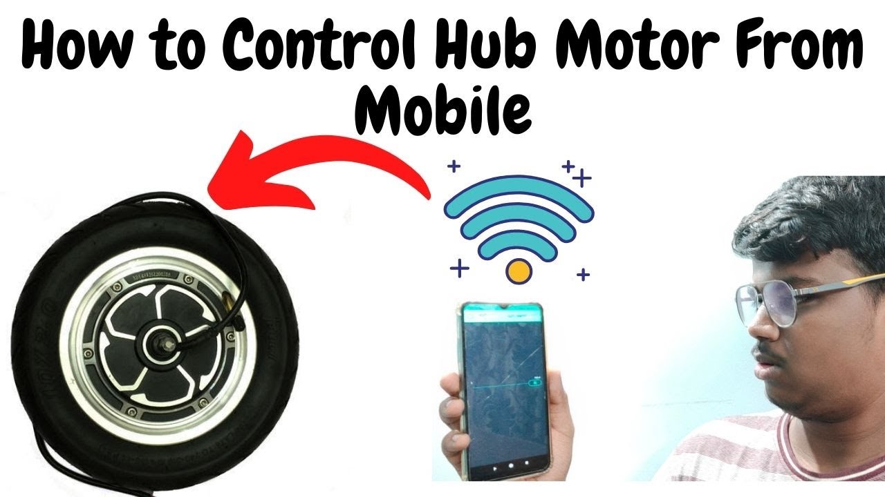 How to Control Hub Motor ⚙️ (BLDC) from Mobile📲