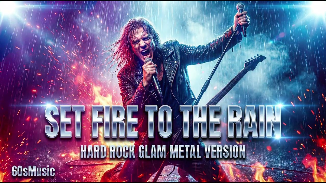 Adele - Set Fire to the Rain – Rock Glam Metal Cover