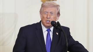 Trump speaks about Iran in first live, public comments since bombing began
