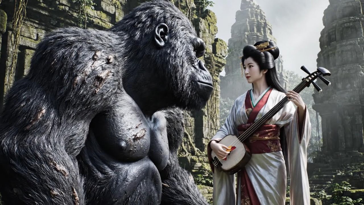 King Kong Vs Nine-Tailed Fox | Save Goddess Benzaiten at the Golden Temple