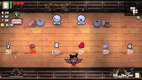Binding of Isaac first time screen recording