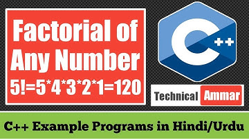 C++ Program to Find Factorial of a Number using For Loop | C++ Example Programs #29