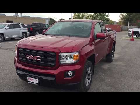 2018 GMC Canyon All Terrain Extended Cab V6 Engine Spray On Liner Red Oshawa ON Stock #180217