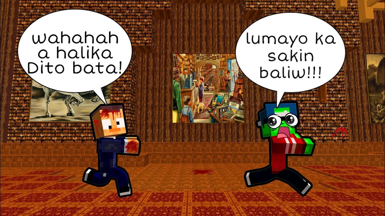 The Horror Library | Horror Map | Minecraft PE | Tulong May Psychopath ...