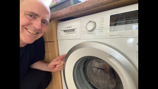 Bosch Serie 4 (Part 1) Washing Machine Installation And Review UK model