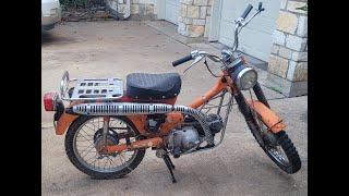 1972 Honda CT90 K4 Resurrection Christmas for the Missus! Part 1: Teardown and evaluation