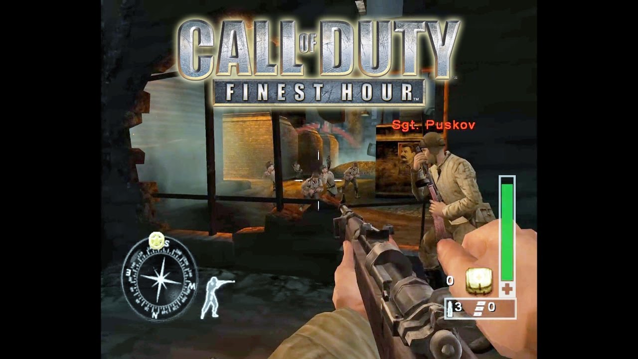 call of duty finest hour gamecube