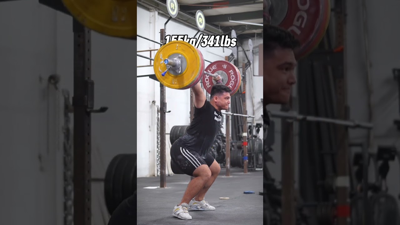 341lbs, heaviest I’ve hit since Nationals! #motivation #weightlifting #olympicweightlifting