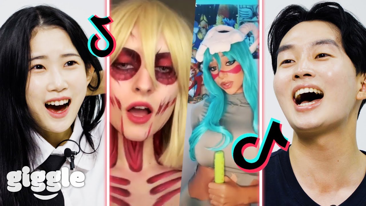 Koreans react to tiktok "Cosplay" for the first time!