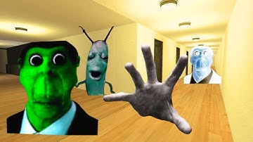 NEXTBOT PLANKTON OBUNGA HAND IN LIMINAL HOTEL GOMD #gmod #garrysmod #gmodgaming #nextbots
