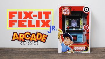 Fix It Felix Jr Mini Arcade Cabinet Arcade Classics Unboxing And Playthrough